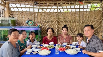 Bữa Cơm Gia Đình 2 Món Ngon Tuyệt-Sườn Gam Mặn-Lòng Vịt Xào Mướp Đậm Chất Miền Tây/KPV