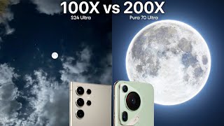 Huawei Pura 70 Ultra VS Galaxy S24 Ultra Live Zoom Test Comparison