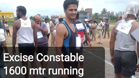 OSSSC Group-C EXCISE Constable 1600 m Running in Bhadrak