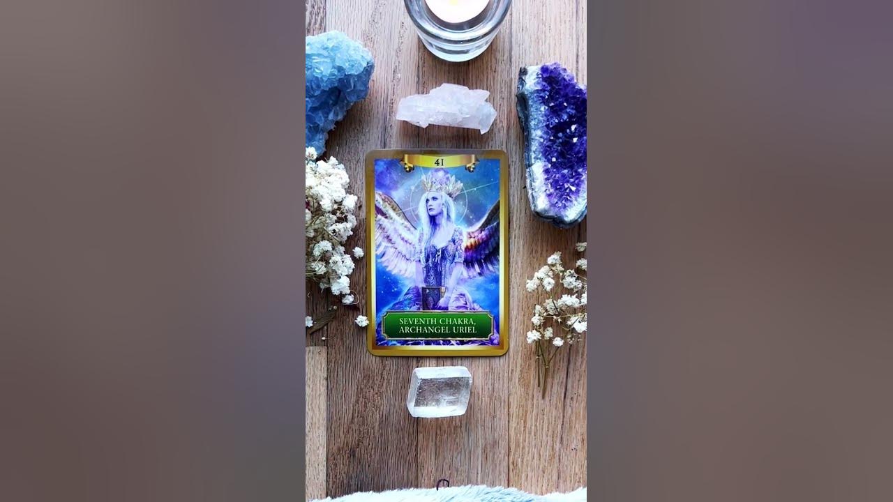 Archangel Uriel opens your crown chakra #tarot #tarotcards #dailytarot #tarotshorts #archangeluriel