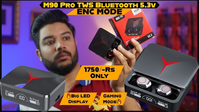 M90 Pro Earbuds Review 🤩 M90 Pro Gaming Earbuds or Not? | M90 Pro TWS  Wireless Earbuds - YouTube