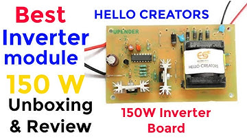 Best Inverter Module 150W Unboxing & Review || 12V Dc Input To 150W Ac Output ||