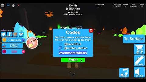 7 Twitch codes and 1 Normal Code [INFERNO] Mining Simulator