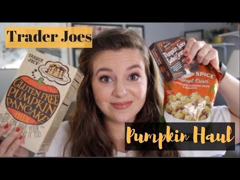 TRADER JOES PUMPKIN HAUL | Chocolate, Pancakes, and More!