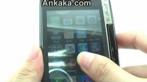 How To Use Gunslinger China Cell Phone with iPhone Menu + QWERTY Keyboard + Swivel Touchscreen