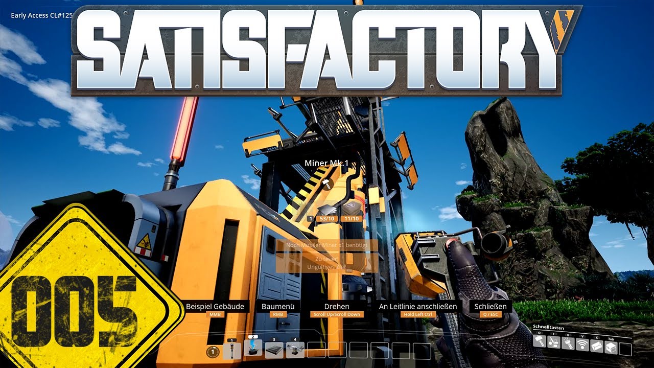 Satisfactory 🏗️ 005 - Miner Mk.1 🚧 Open World | Factory Building | Multiplayer