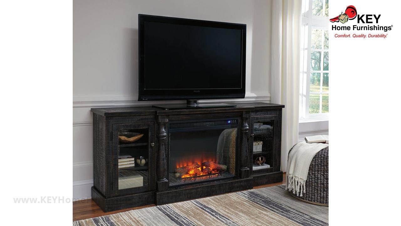 Ashley Mallacar 75Inch Tv Stand With Electric Fireplace (APKW88068