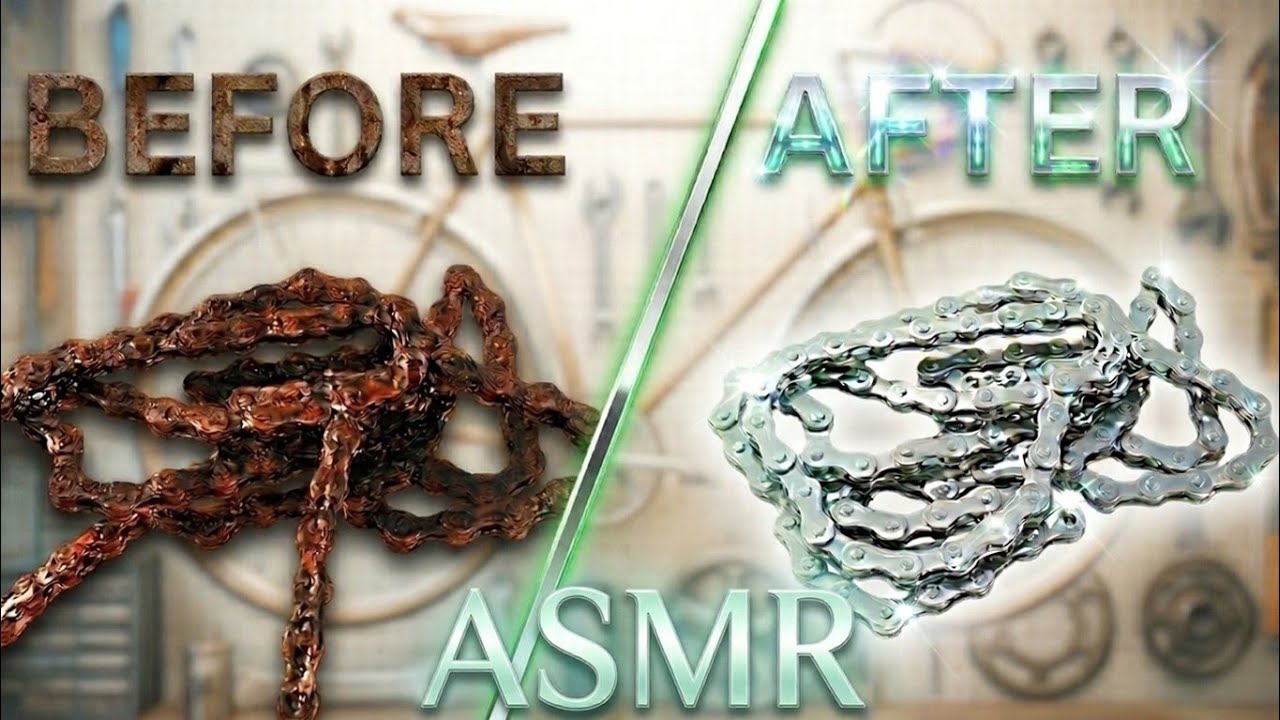 How To Clean A Bicycle Chain Properly (ASMR Version)