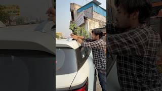 New Brezza Car Roof Rail Abs Install