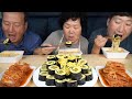 밥 대신 계란 지단으로 속 꽉 채운 계란김밥!! (Fried egg Gimbap) 요리&먹방!! - Mukbang eating show