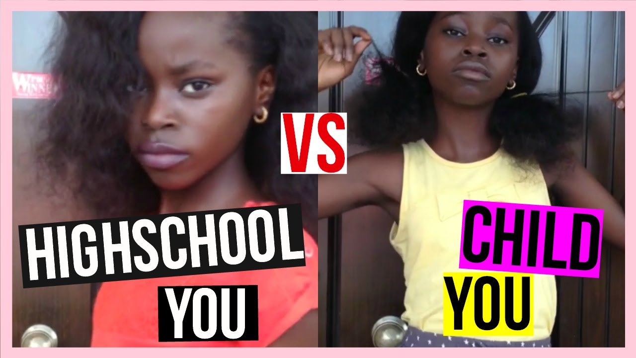 High School You vs Child You - YouTube YourPeaceOge