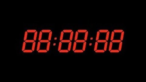 Stopwatch simulation with pic and 7 segment