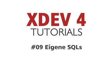 Xdev 4 Tutorial #09 - Eigene SQLs
