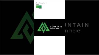 Adobe Illustrator - Tutorial Mendesain Logo : MOUNTAIN #adobeillustrator #logodesign