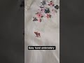 ✨💫🆕Hand embroidery for beginners/needle work#dm#satinstitch#shorts #embroidery#handwork#kadhaidesign