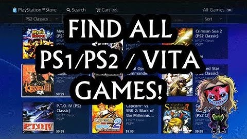 How To Find ALL PS1 / PS2 / VITA Games on the PS3 Network! EASY