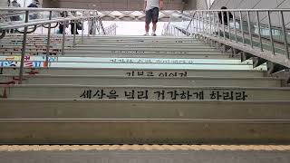 Magical Stairway that sings when you step on it!  #OnlyInSouthKorea by Dr.E (BigMac MacDonald Lee) 1,913 views 1 year ago 19 seconds