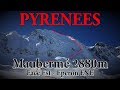 Pyrénées - Pic de Maubermé 2880m - Face Est - Eperon ENE - SKI PENTE RAIDE