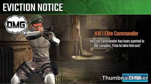 Eviction notice, Sniper strike special ops mission #5- Rust Belt (pistol/zone4)