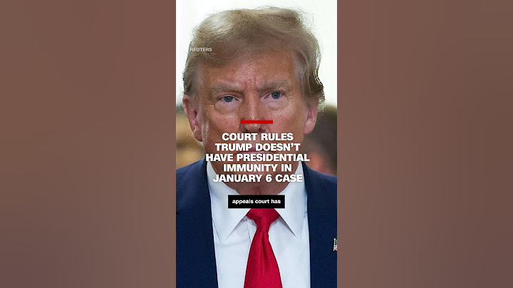 Court rules Trump does not have immunity from 2020 election subversion prosecution