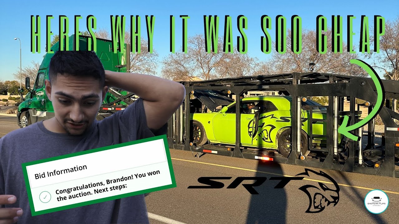 I BOUGHT THE CHEAPEST HELLCAT SRT DODGE CHALLENGER IN THE COUNTRY!!!!