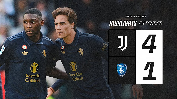 EXTENDED HIGHLIGHTS | Juventus 4-1 Empoli | La RULETA di YILDIZ e ancora decisivo KOLO MUANI!