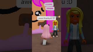 why did she drew me so ugly in spray paint 😭😭#robloxshorts #roblox