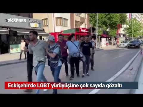 Eskişehir'de LGBT yürüyüşüne çok sayıda gözaltı