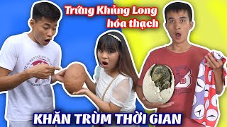 Dùng Bảo Bối Khăn Trùm Thời Gian Của Doraemon - Phục Hồi Trứng Hóa Thạch Khủng Long