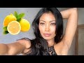 I TRIED LEMON JUICE ON DARK SKIN OVERNIGHT FOR 7 DAYS / RESULT