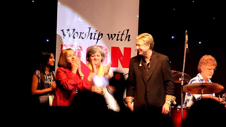 Don Moen and His Wife, Laura, Receiving Gift of Ap...