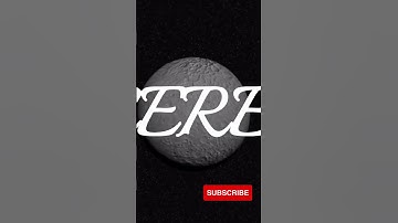 Did you know that Ceres was once a planet?