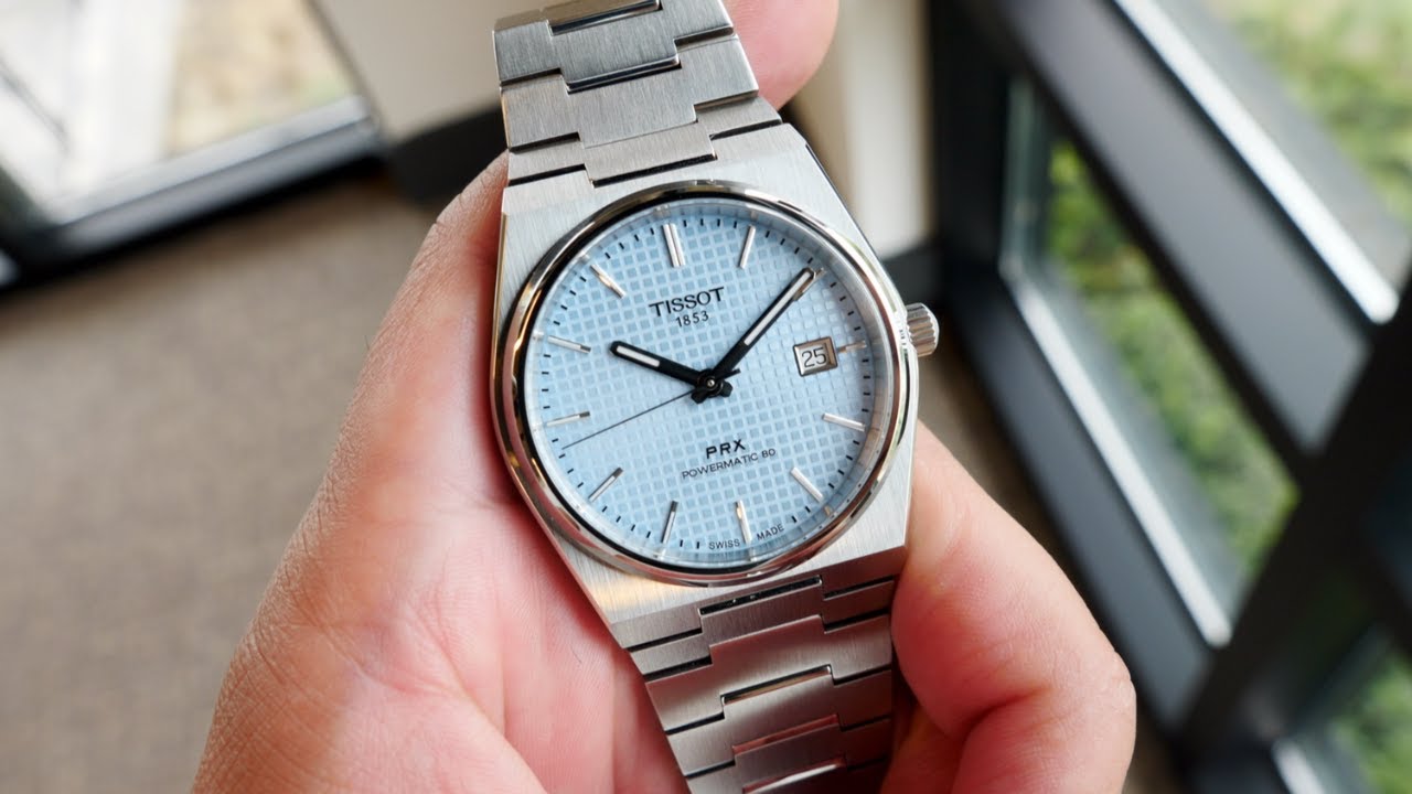 Tissot PRX Powermatic 80 Ice Blue Unboxing - YouTube