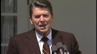 President Reagan's Press Briefing in the Rose Garden on May 6, 1982