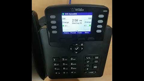 Using Park keys on the Wildix WP480