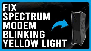 How To Fix Blinking Yellow Light On Spectrum Modem (Network Overload - Complete Troubleshoot!)