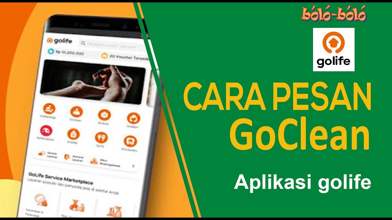 CARA ORDER GO-CLEAN DI APLIKASI GOLIFE - YouTube