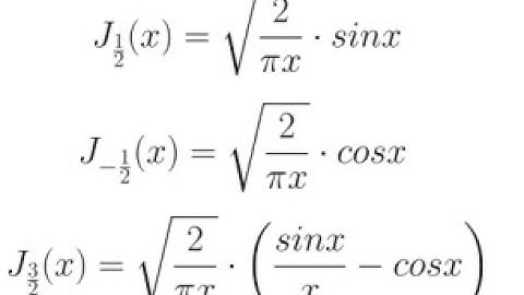 Solving J(1/2) and J(-1/2) Bessel