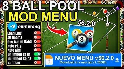 🔥 8ball Mod Menu for Android/iOS | Long Line Aimbot - 8ball Pool Hacks 