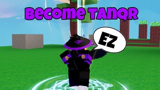 So i become TANQR in roblox bedwars…