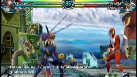 Wii: Tatsunoko Vs Capcom: UAS Fighters 480p