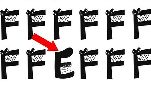 Find the odd one out with Alphabet lore  #alphabetlore