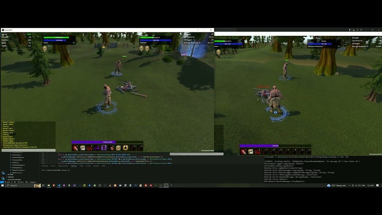 Prototype MMO/Online RPG Demo - October 2023 (Unity, C#) - YouTube