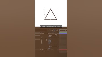 Triangle to Square Shape Animation (Adobe After Effects) #shorts