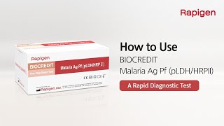 [Rapigen]How to use BIOCREDIT Malaria Ag Pf pLDH_HRPII