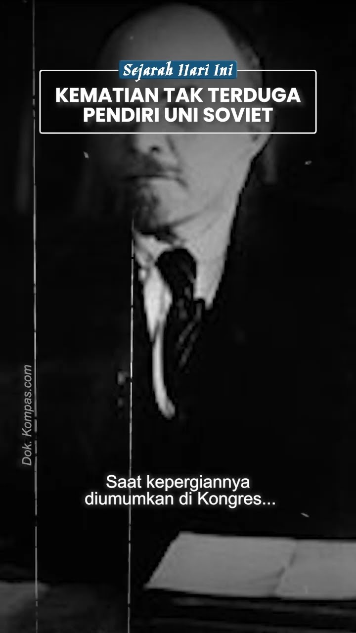 Akhir Hidup Pendiri Soviet Vladimir Lenin, Tutup Usia Seusai Kambuh hingga Ditangisi di Kongres
