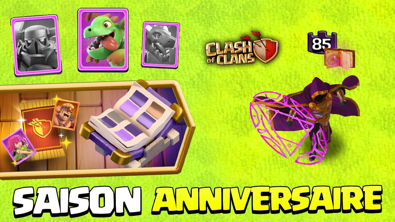 Nouvelle Saison Anniversaire pour Août 2026 sur Clash of Clans !