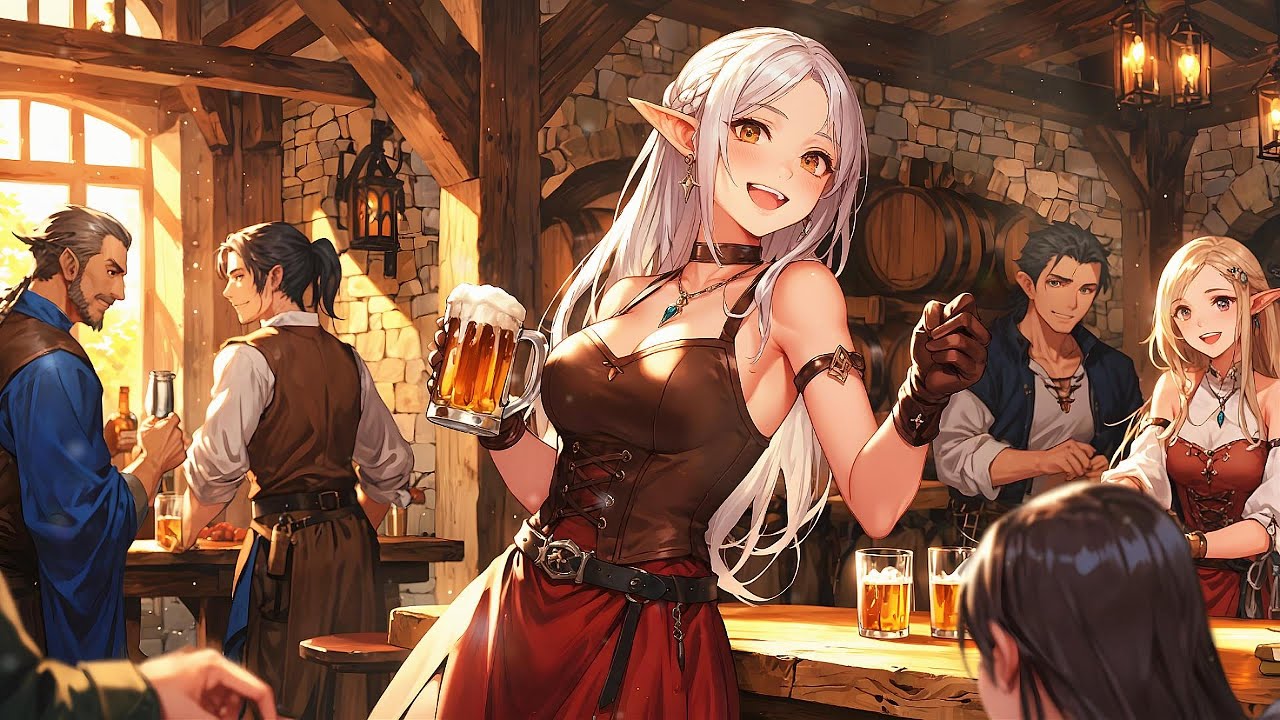 Tavern Vibes Medieval Fantasy BGM | Home Town Vibes | Peaceful Medieval Music