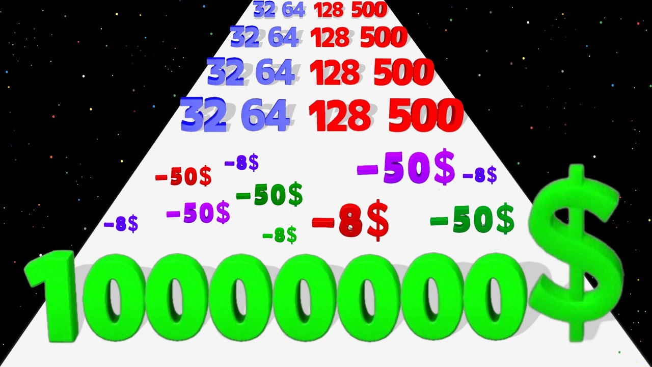 DIGIT SHOOTER! RUN 3D - Level Up Satisfying ASMR Number Master Run+Math ...