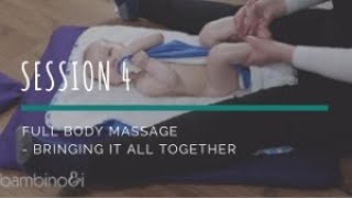 Full body baby massage - Session 4